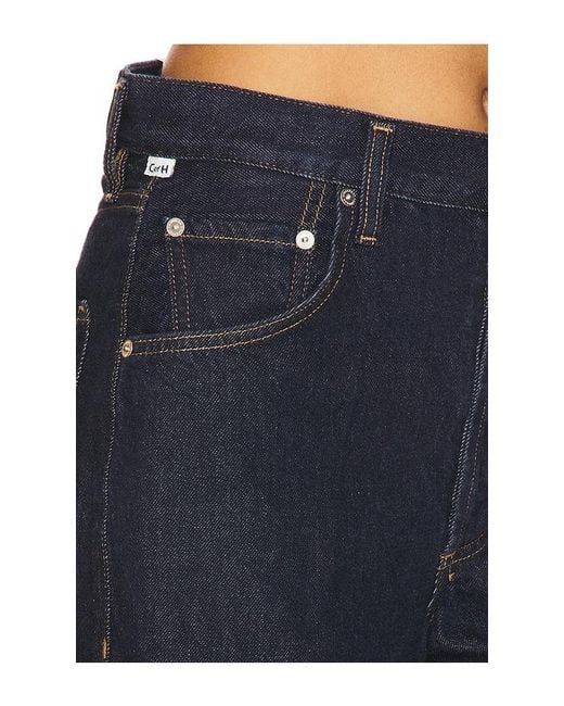 Citizens of Humanity Blue Ayla Short With Clean Hem