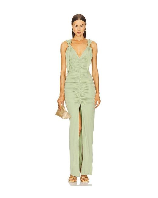 Cult Gaia Metallic Charlene Gown