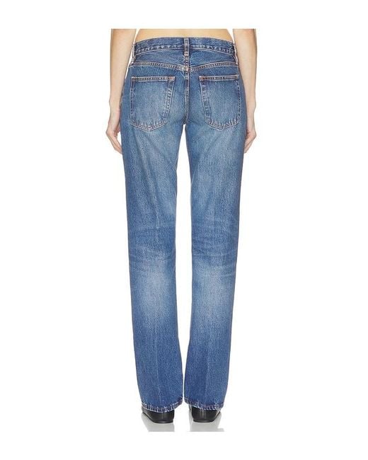 FRAME Blue The Drop Trouser Jeans
