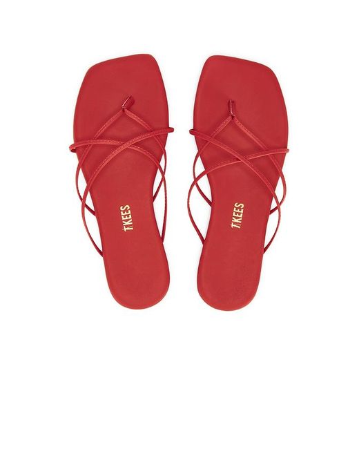 TKEES Square Toe Elle サンダル Red