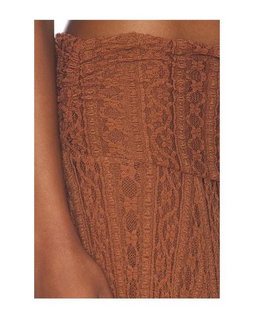 MORE TO COME Brown Karina Maxi Skirt