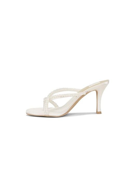 Dolce Vita White Liano Pearl Heel