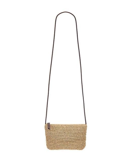 Loeffler Randall White Yasmine Flat Clutch
