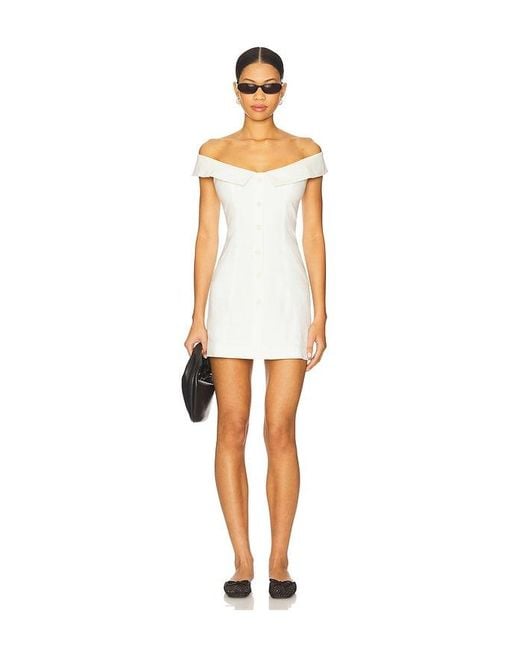 MAJORELLE White Sky Mini Dress