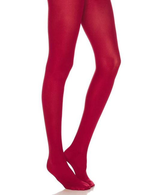 Stems Red Avery Microfiber Tights