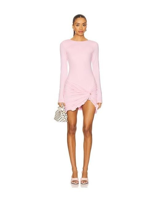 MORE TO COME Josie Mini Dress in Pink | Lyst