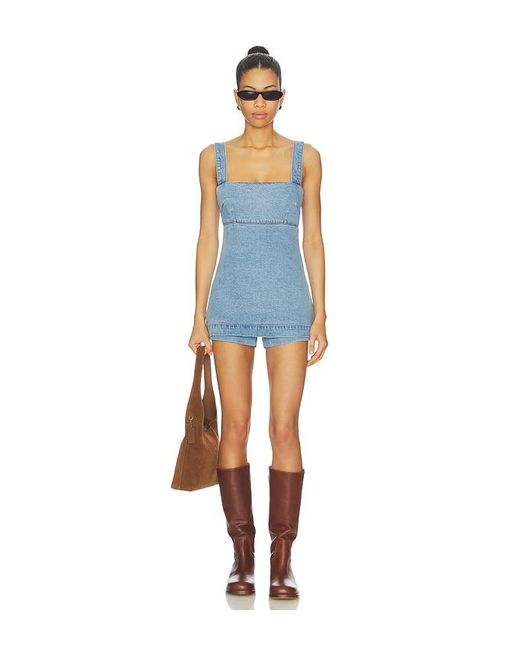 Show Me Your Mumu Blue Rio Romper