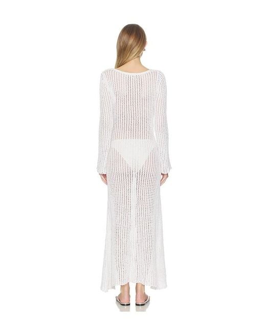 Asta Resort White Fernanda Crochet Dress