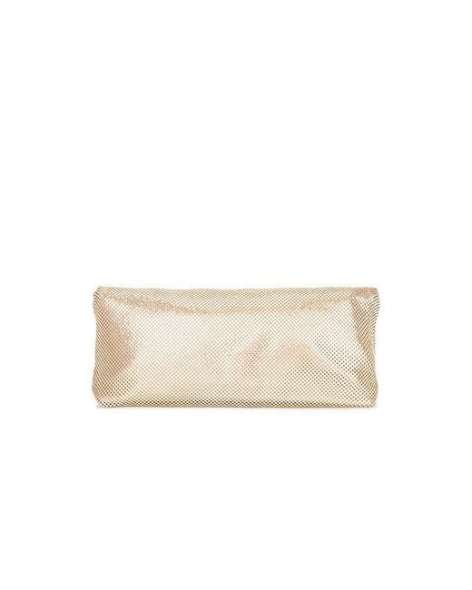 Olga Berg Natural Clem Oversized Clutch