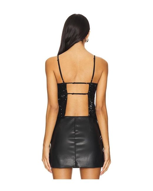 Free People Black James Sequin Tank