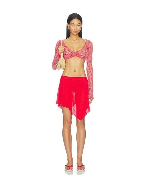 Lovers + Friends Red Rosario Top