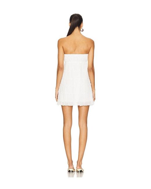 MORE TO COME White Jess Mini Dress