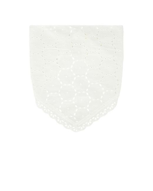 Lovers + Friends White Paloma Triangle Scarf