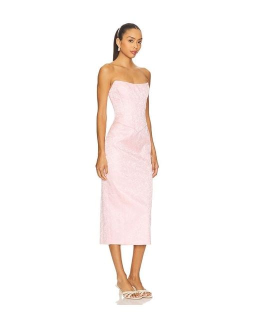 Lovers + Friends White Josephine Midi Dress