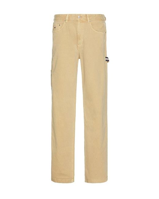 Tommy Hilfiger Natural Jaimie Canvas Carpenter Pant for men