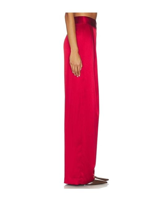 The Sei Red Relaxed Trouser