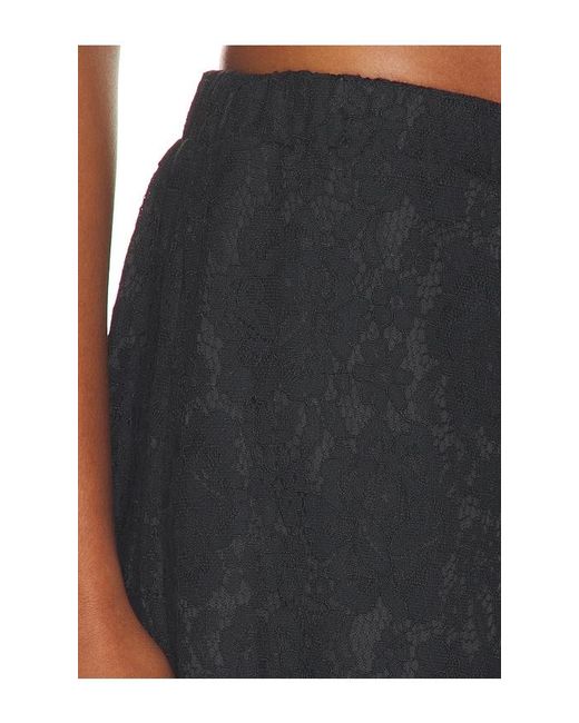 WeWoreWhat Black Balloon Lace Trouser