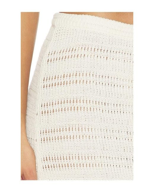 LSPACE White Tula Skirt