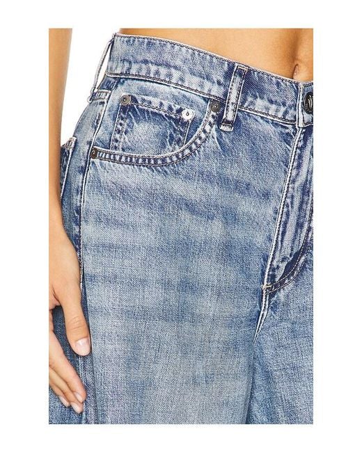 Rag & Bone Blue Weiter Schnitt Featherweight Sofie