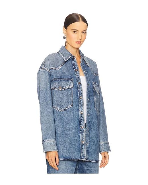 Agolde Blue Lotta Shirt