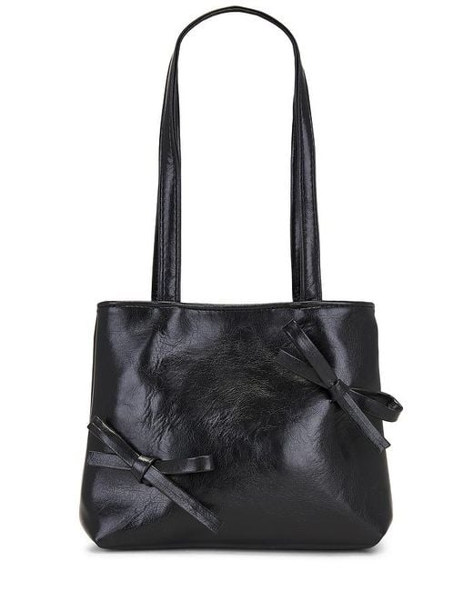 8 Other Reasons Black Double Bow Bag