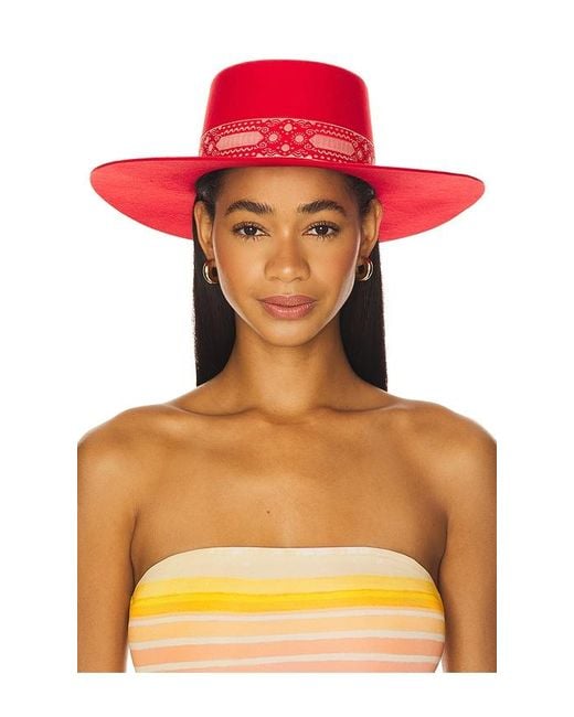 Lack of Color Red The Sierra Boater Hat