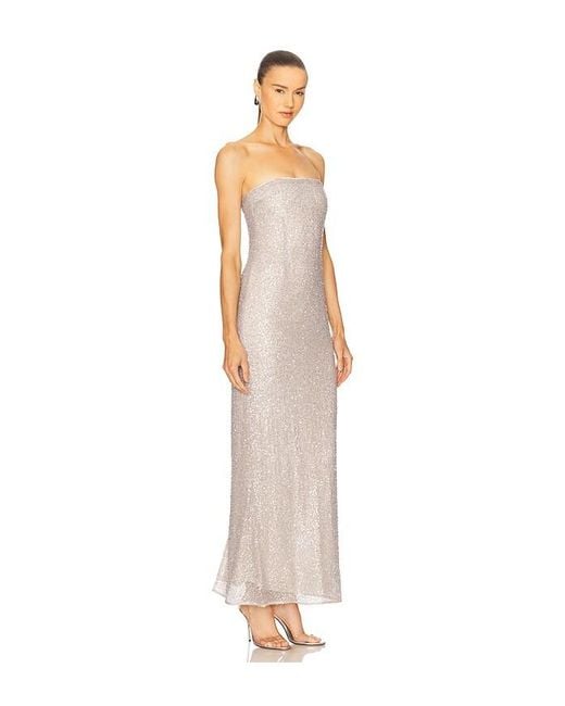 Jonathan Simkhai White Abendkleid Xyla