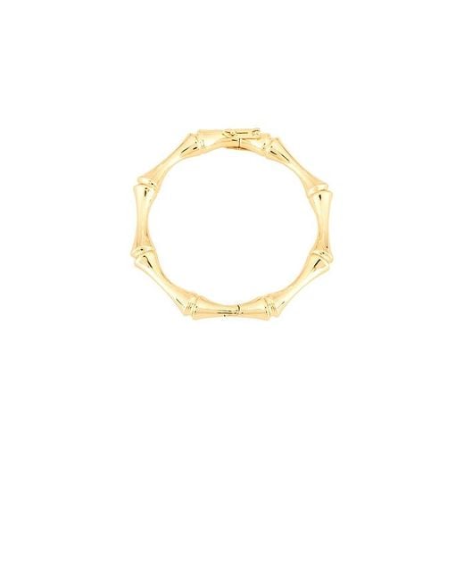 Eddie Borgo Metallic Bambu Bangle Bracelet
