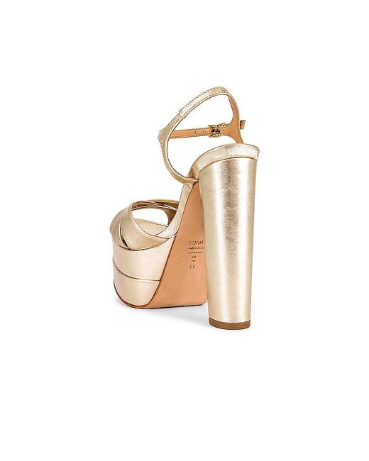 SCHUTZ SHOES Metallic Keefa High Platform