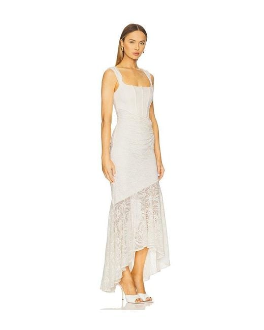 MORE TO COME White Micah Corset Dress
