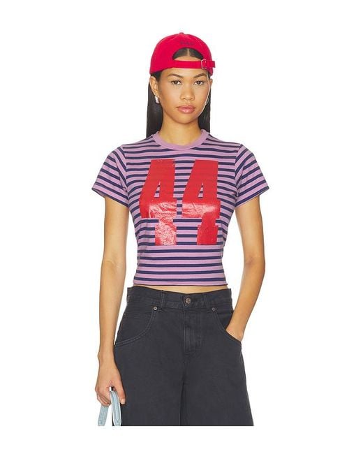 Daydreamer Red Stripe 44 Vintage Tee