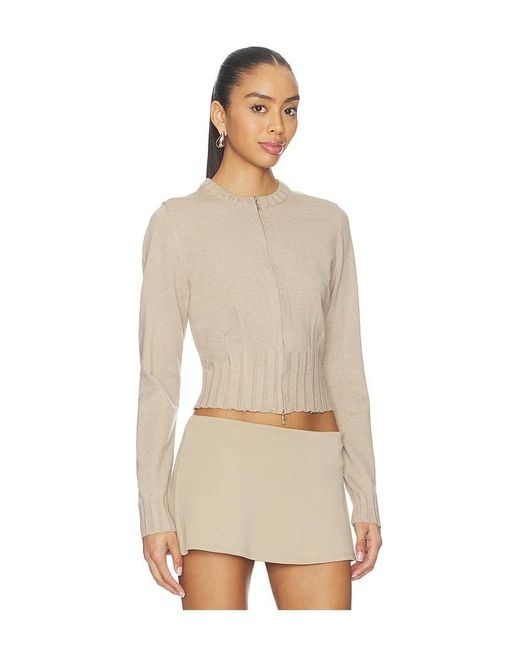 geel Natural Dennis Cardigan