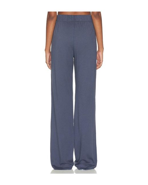 ÉTERNE Blue Cotton Lounge Pant