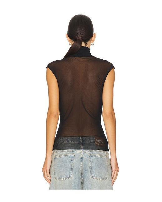 Only Hearts Black Turtleneck Shell