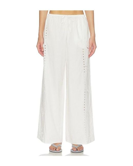 Tularosa White Nora Pant