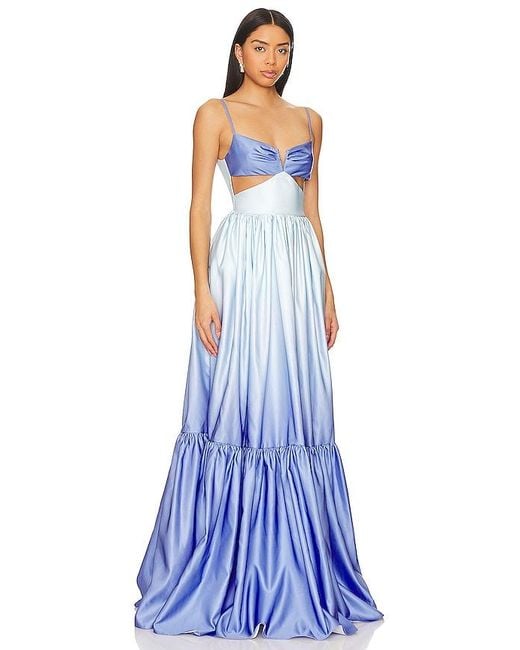 SAU LEE Blue Nova Gown