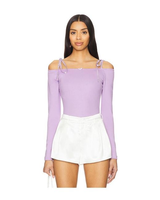 Amelie Teje White Ribbon Long Sleeve