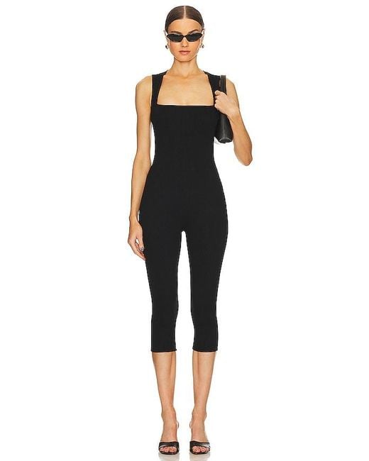 Sans Faff Black Bell Pedal Pusher Jumpsuit