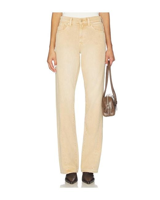 7 For All Mankind Natural Twisted Inseamtess Trouser Jeans