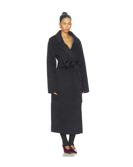 SER.O.YA Black Lyli Wool Coat