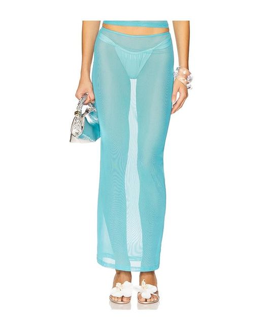 VDM Blue Mimi Maxi Skirt