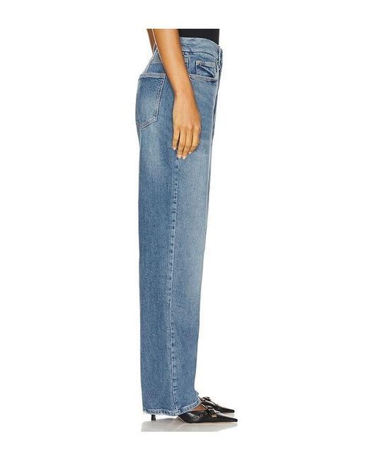 GOOD AMERICAN Blue Good 90S Straight Leg Jeans