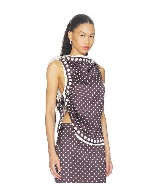 Stone Cold Fox Purple X Revolve Porsha Top
