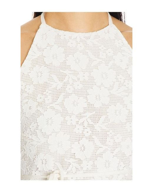 Lovers + Friends White Brianna Top