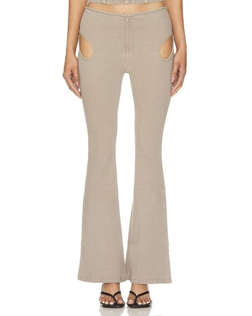 MARRKNULL Natural Cutout Jeans