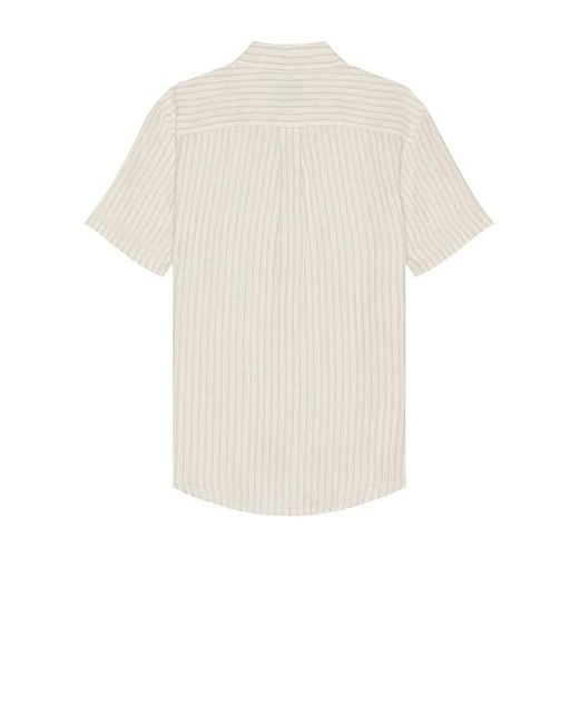 Les Deux White Kris Linen Shirt for men