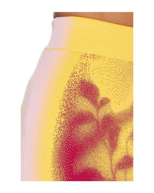 Ph5 Orange Alani Window Print Mini Skirt