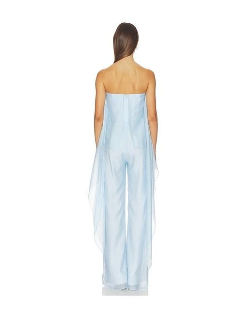 Amanda Uprichard Blue Jenny Jumpsuit