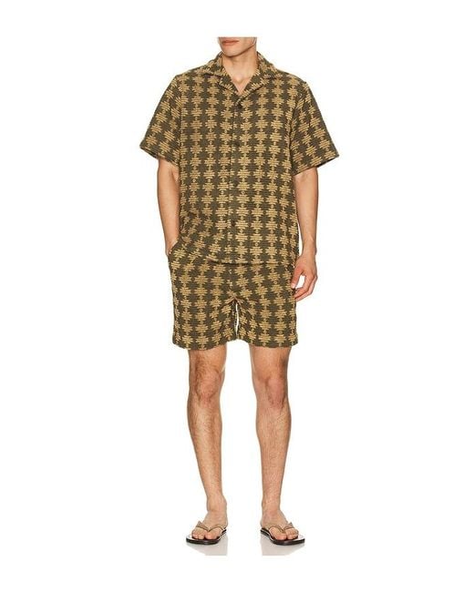 Oas Green Porto Shorts for men