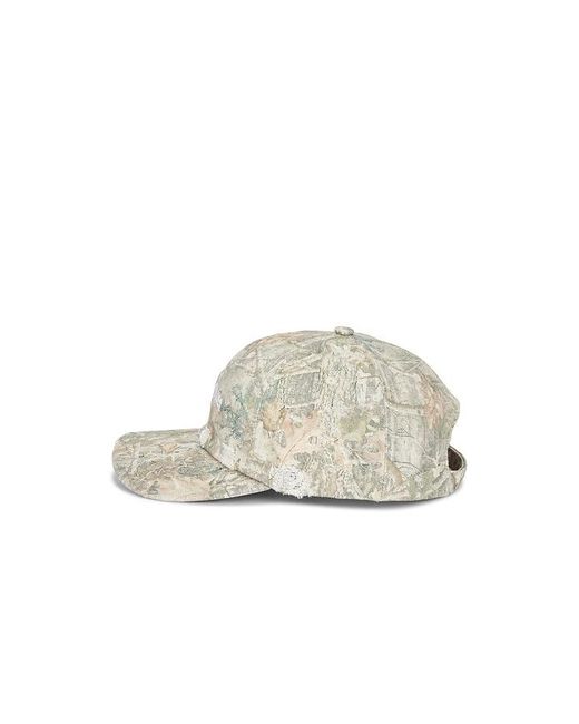 Museum of Peace & Quiet White Wordmark Camo Dad Hat